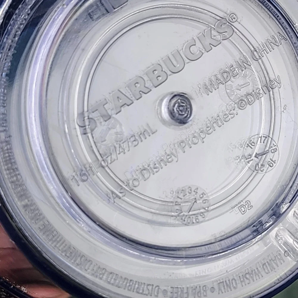 Starbucks‎ 16oz Disneyland 60th Diamond Anniversary Tumbler Disney Cup Lid Straw - Picture 6 of 6